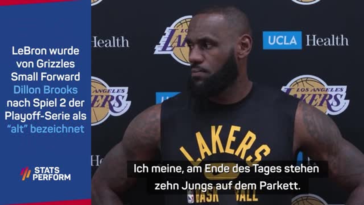 Lebron äußert sich nicht zu brooks kommentaren