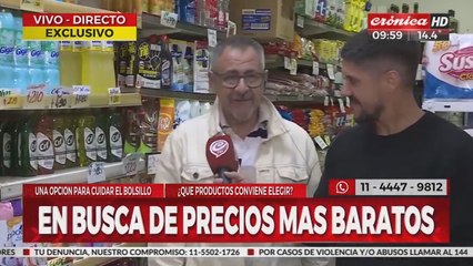 Crónica HD sale en busca de precios por la ciudad