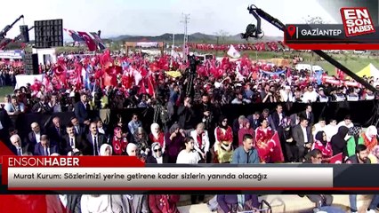 Murat Kurum: Sözlerimizi yerine getirene kadar sizlerin yanında olacağız
