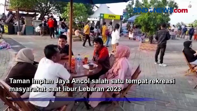 Hari Pertama Idul Fitri, Ancol Dipadati Wisatawan