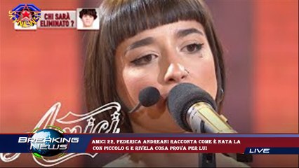 Amici 22, Federica Andreani racconta come è nata la  con Piccolo G e rivela cosa prova per lui