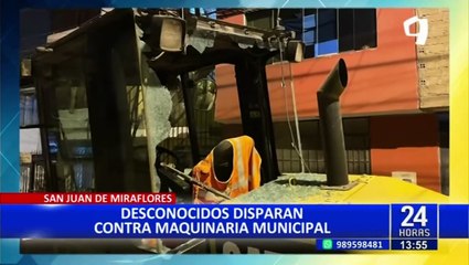 Alcaldesa de SJM sobre ataque a retroexcavadora: "no sería cobro de cupos, sino un tema político"