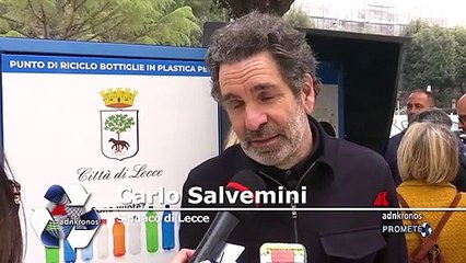 Lecce, Salvemini: "Con ecocompattatori semplifichiamo differenziata"