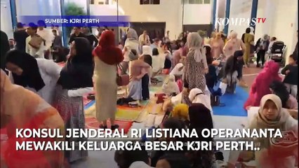 Syahdu dan Harmonis Suasana Idulfitri di KJRI Perth, 180 WNI Muslim Ikut Serta