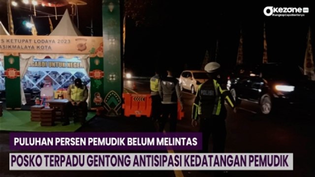 Puluhan Persen Pemudik Belum Melintas, Posko Terpadu Gentong Lakukan Antisipasi