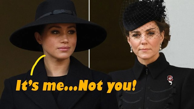 Meghan Markle hits back at rumors Kate says she finds it hard to walk with Meghan and Harry