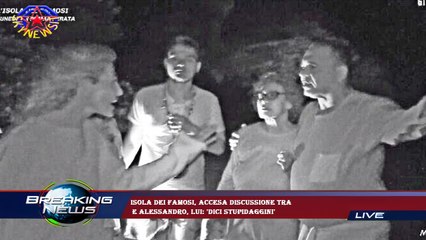 Isola Dei Famosi, accesa discussione tra  e Alessandro, lui: 'Dici stupidaggini'