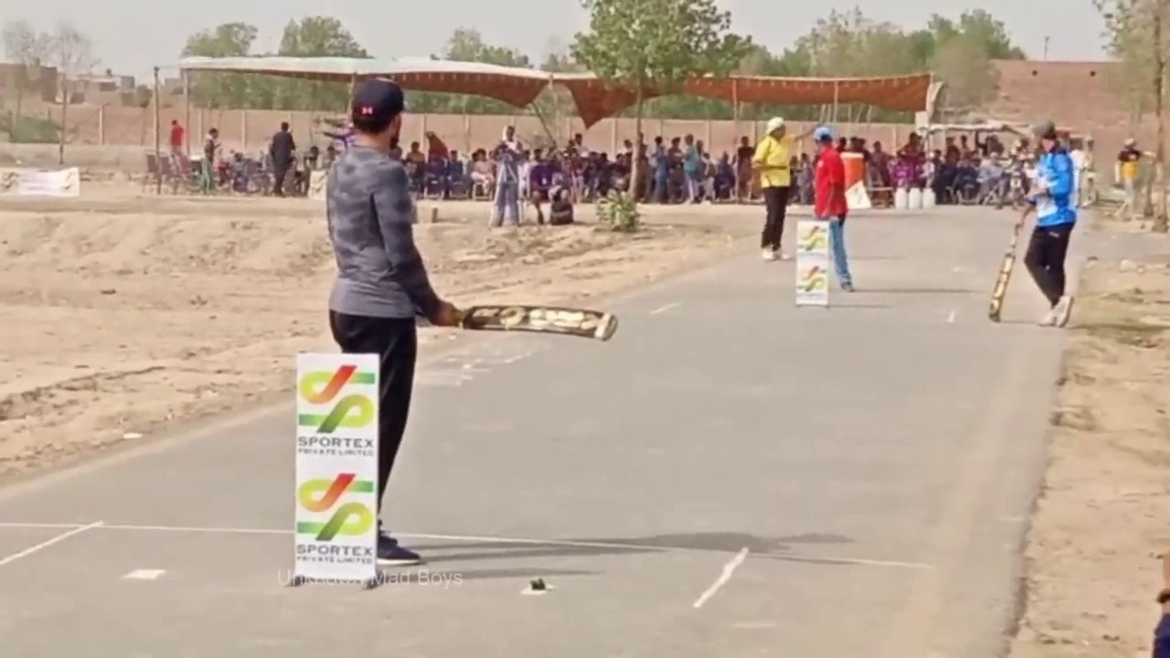 Pakistan International Player Asif Ali playing Tape Ball Cricket Match _ Cricket PK