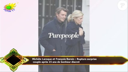 Michèle Laroque et François Baroin : Rupture surprise  couple après 15 ans de bonheur discret