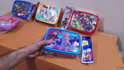 Unboxing and Review of SKI Disney Interval Deluxe Lunch Box for kids gift
