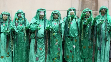 Extinction Rebellion activists descend on central London