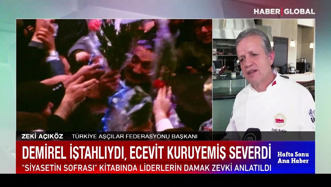 Ünlü şef Zeki Açıköz, liderlerin damak zevklerini anlattı: Demirel iştahlıydı, Ecevit kuruyemiş severdi...