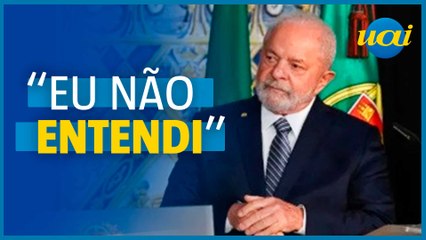 Lula se esquiva de pergunta sobre guerra na Ucrânia