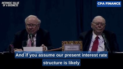 Warren Buffet on the Intrinsic Value of a Business | Charlie Munger