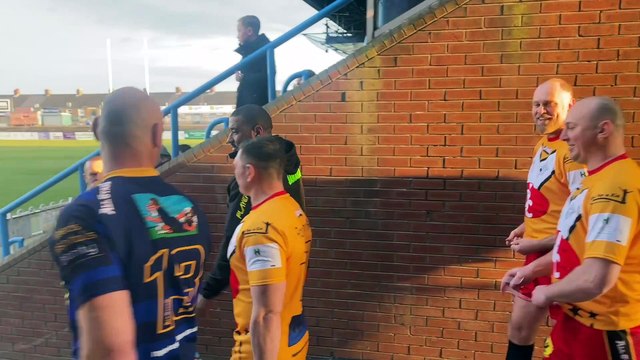 Rugby League All Stars charity game at Featherstone Rovers