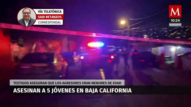 Asesinan a balazos a 5 jóvenes en mini casinos de Baja California