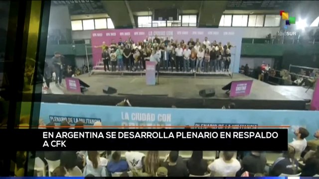 teleSUR Noticias 15:30 22-04: En Argentina se desarrolla plenario en respaldo a CFK