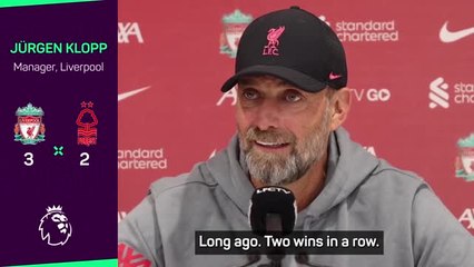 Tải video: Klopp relieved for back-to-back Liverpool wins