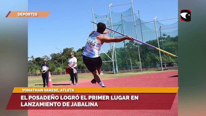 Trofeo Atlético ABP | El posadeño Yonathan Varese logró el primer lugar en lanzamiento de jabalina