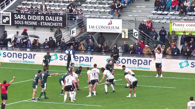 TOP 14 - Essai de Motu MATU'U (CAB) - CA Brive - Section Paloise - Saison 2022-2023