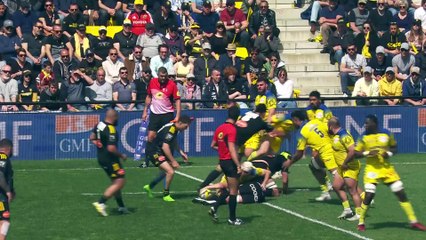 TOP 14 - Essai de Teddy THOMAS (SR) - Stade Rochelais - ASM Clermont - Saison 2022-2023