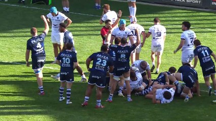 TOP 14 - Essai de Facundo BOSCH (AB) - Aviron Bayonnais - Montpellier Hérault Rugby - Saison 2022-2023