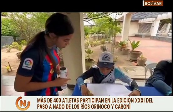 Más de 400 nadadores compiten en la edición XXXI del Paso a Nado en los ríos Orinoco y Caroní