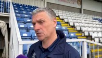 John Askey's reaction to Hartlepool United's defeat to Crawley Town