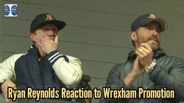 Tears of joy! Wrexham Owners Ryan Reynolds and Rob McElhenney in Tears as the Welsh Side Clinch Promotion