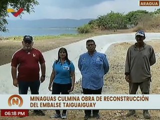 MinAguas culmina obra de reacondicionamiento del Embalse Taiguaiguay en Aragua
