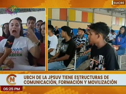 Sucre | Integrantes de la JPSUV invitaron a los jóvenes a conformar los equipos de las UBCh