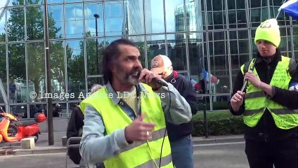 Patrice Hamon. Non à la propagande de la Guerre. Paris/France - 19 Avril 2023