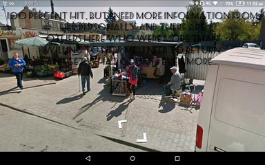 I recognized on mini market a family which was in our house in Slovenia