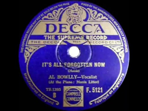 1934 Al Bowlly - Its All Forgotten Now