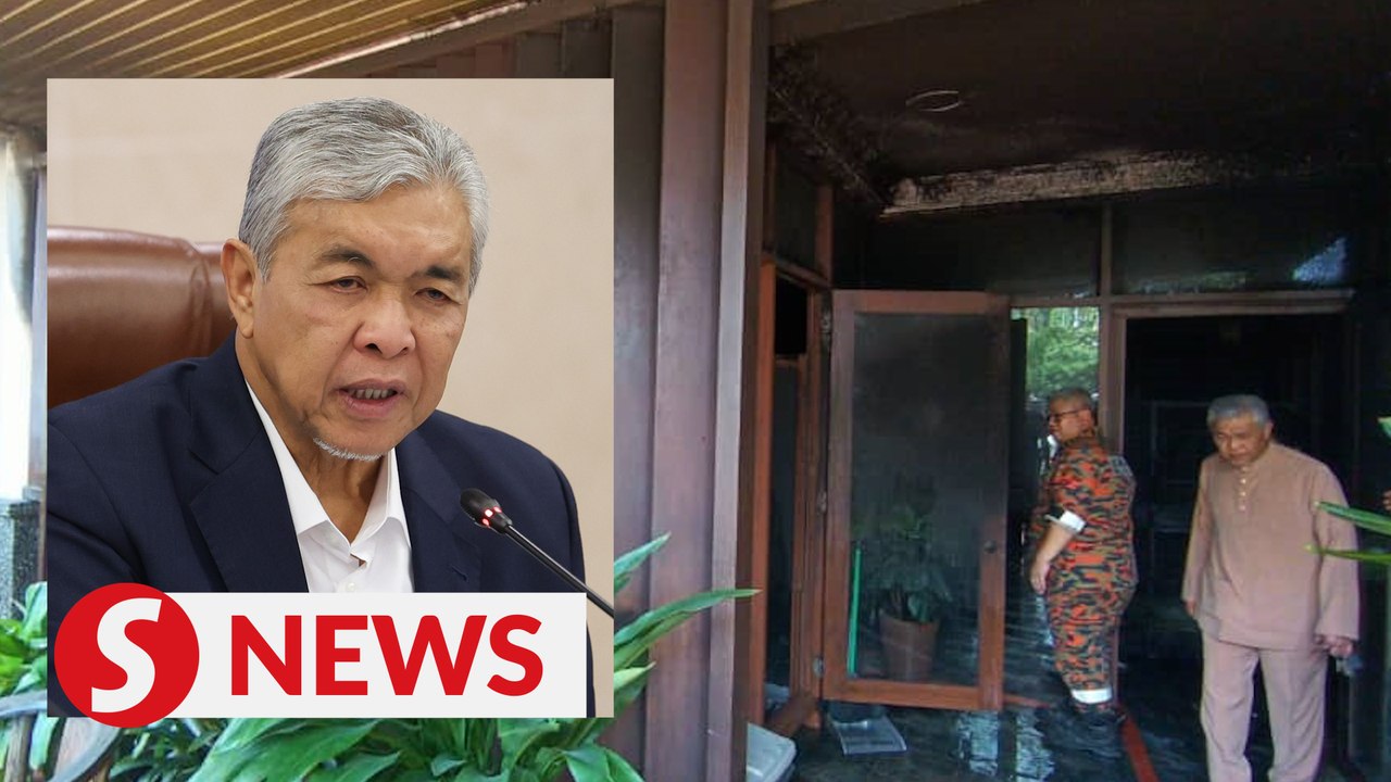 Fire breaks out at Zahid's home