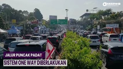 Atasi Kemacetan di Jalur Puncak, Polisi Berlakukan Sistem One Way