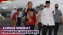 Momen Ganjar Pranowo Kursus Singkat dengan Jokowi soal Urusan Nyapres di Pesawat