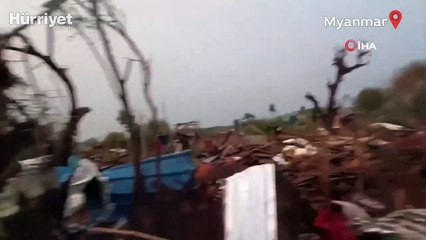Myanmar’da hortum felaketi: 6 ölü, 109 yaralı