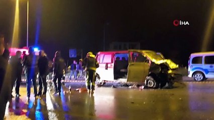 Başkanın oğlunun karıştığı kazada 4 ölü, 3 yaralı