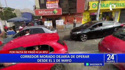 Corredor Morado dejaría de operar: ATU asegura no haber recibido ninguna comunicación formal