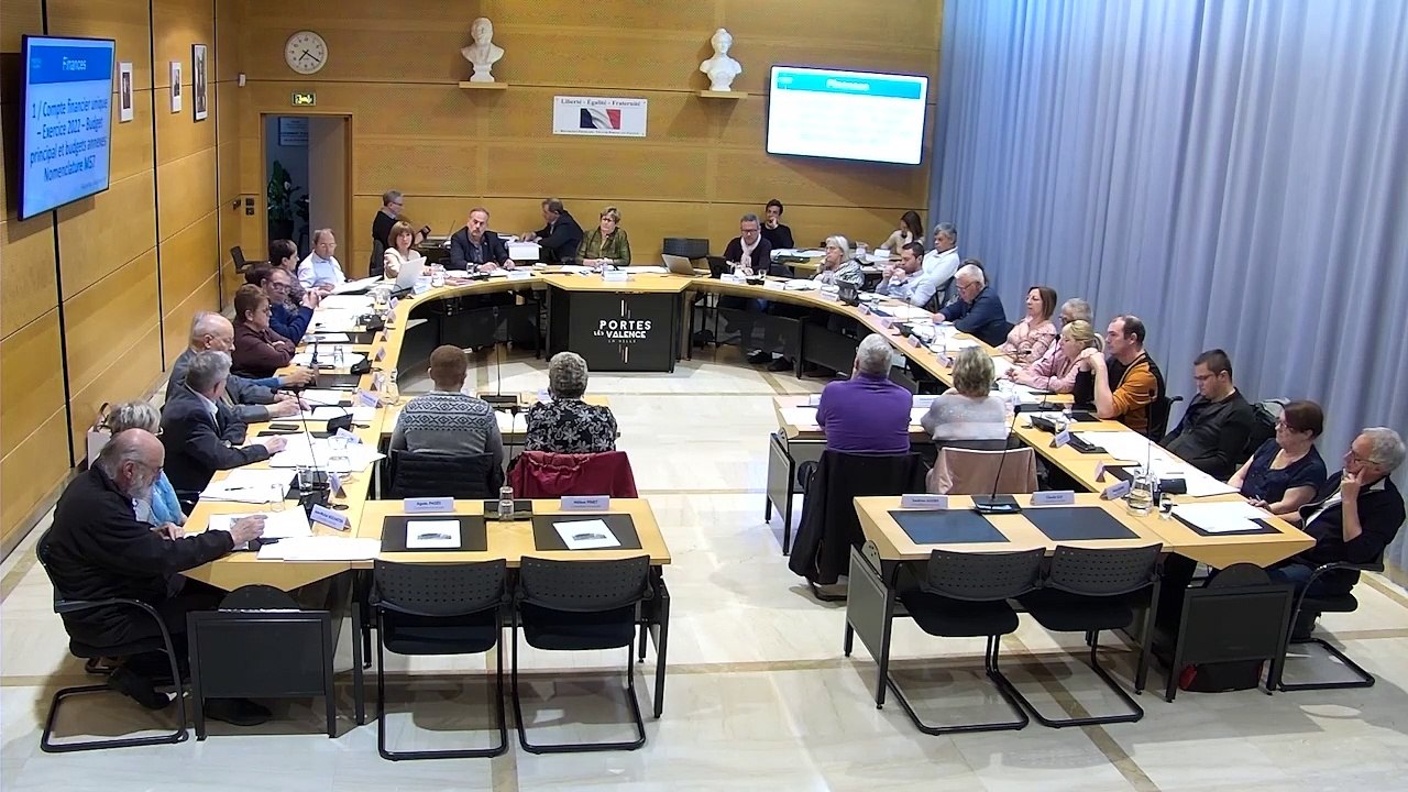 Vidéo du Conseil municipal du 24/04/2023