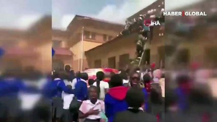 Okulda yangın faciası! Onlarca kız öğrenci çatıdan atladı: 97 yaralı