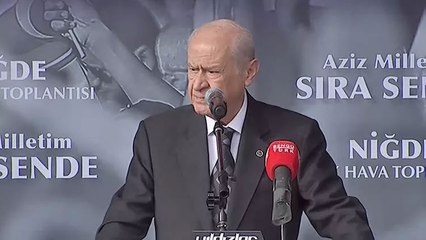 MHP lideri Bahçeli: ABD Başkanı'nın açıklamaları hükümsüzdür