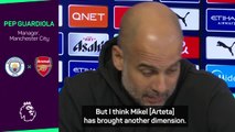 Arteta has 'brought another dimension' to Arsenal - Guardiola