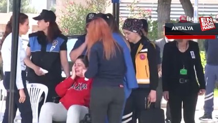 Antalya'daki kazada can veren polise babasından ve eşinden son görev