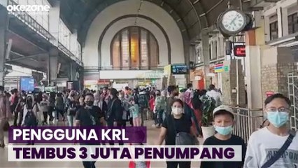 Idul Fitri 1444 H, Pengguna KRL di Jabodetabek Tembus 3 Juta Penumpang
