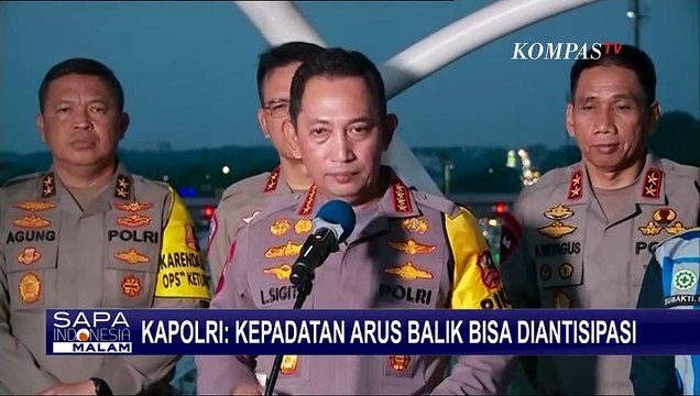 Puncak Arus Balik Mudik, Kapolri: Kepadatan Bisa Diantisipasi
