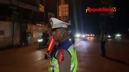 Arus Balik di Simpang Jomin Terpantau Lancar