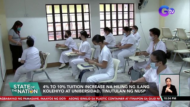 4% to 10% tuition increase na hiling ng ilang kolehiyo at unibersidad, tinutulan ng NUSP | SONA
