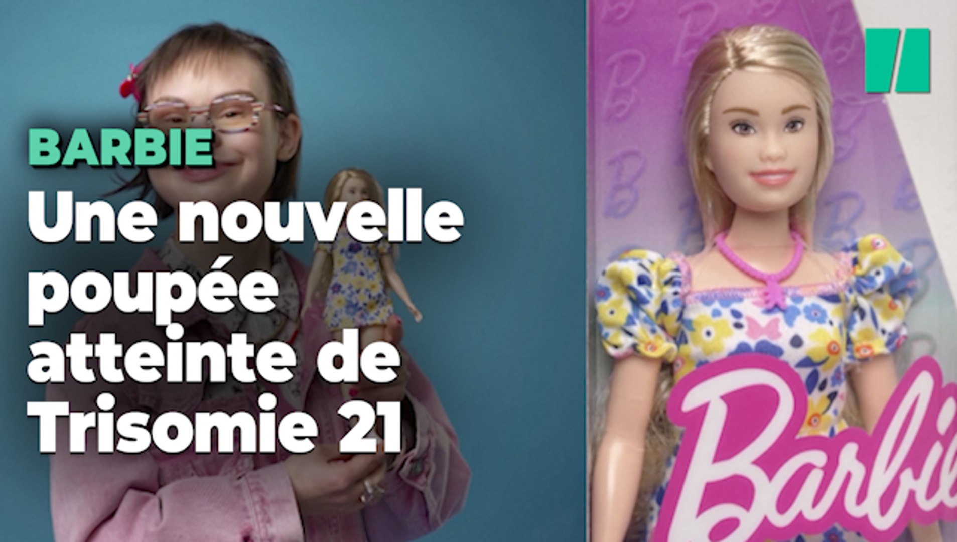 Barbie lance sa première poupée atteinte de Trisomie 21 - Vidéo Dailymotion